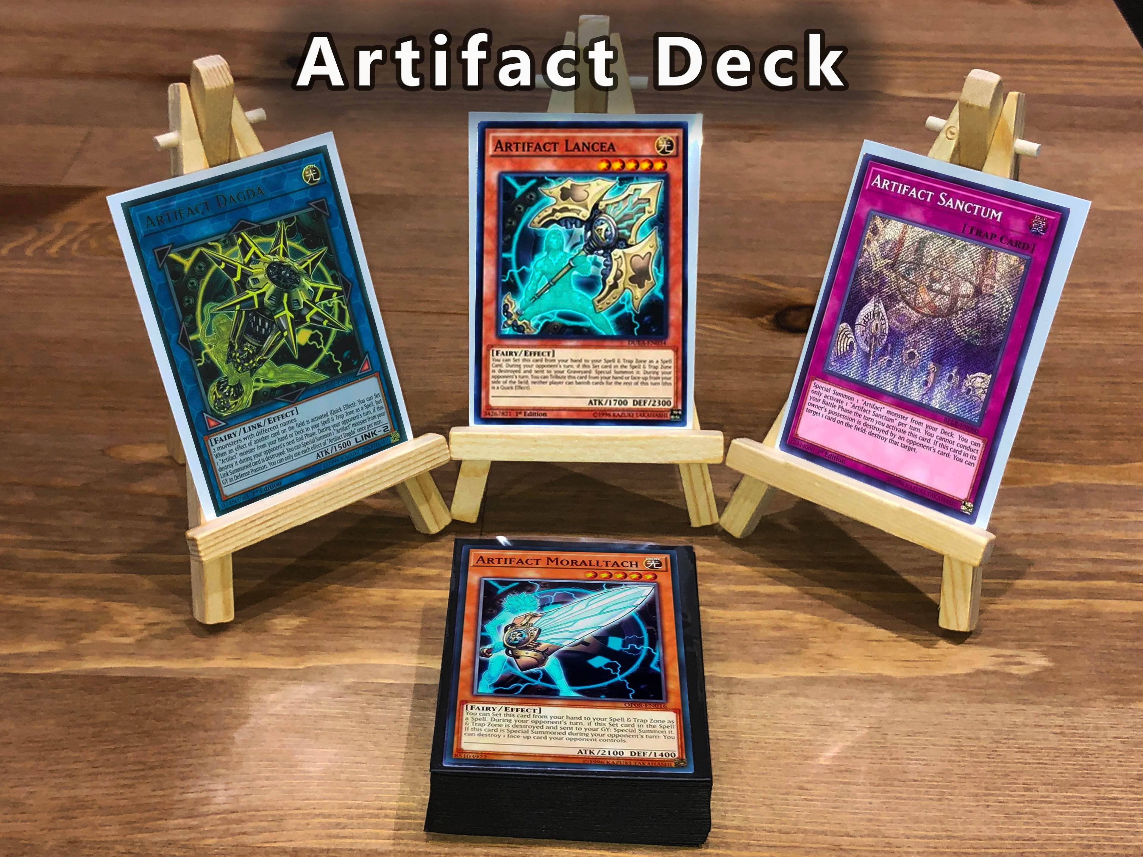 Yugioh Artifact Deck 40 Cards + Extra Deck + Sleeves
