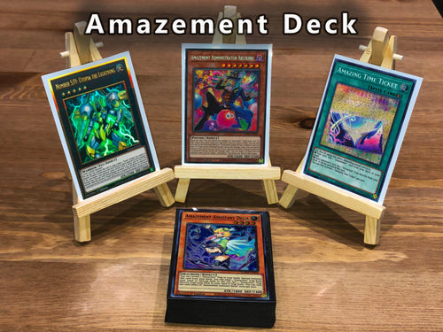 Yugioh Amazement Deck 40 Cards + Extra Deck + Sleeves