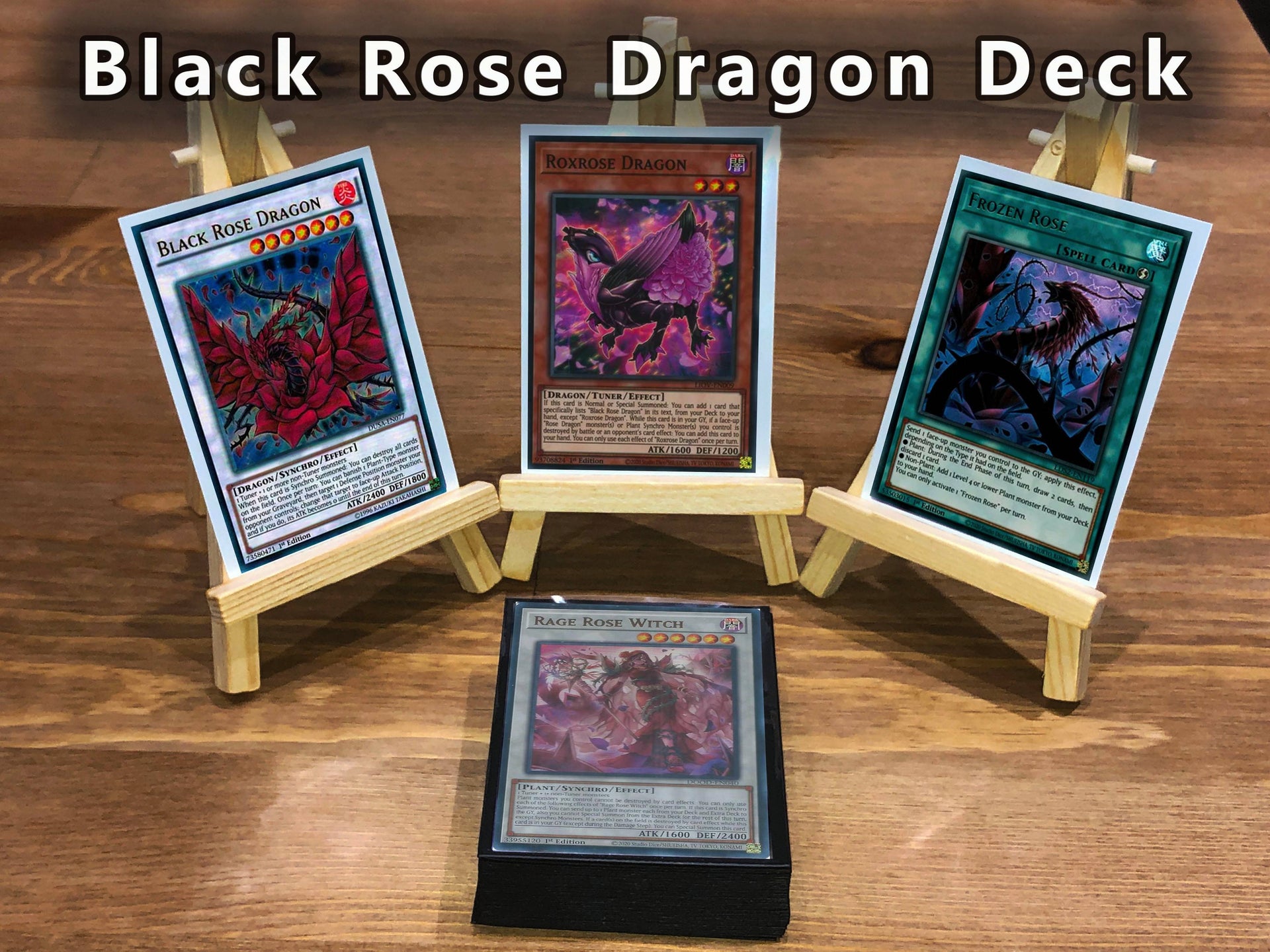 Yugioh Black Rose Dragon Deck + Extra Deck + Sleeves – Budget Yugioh Decks