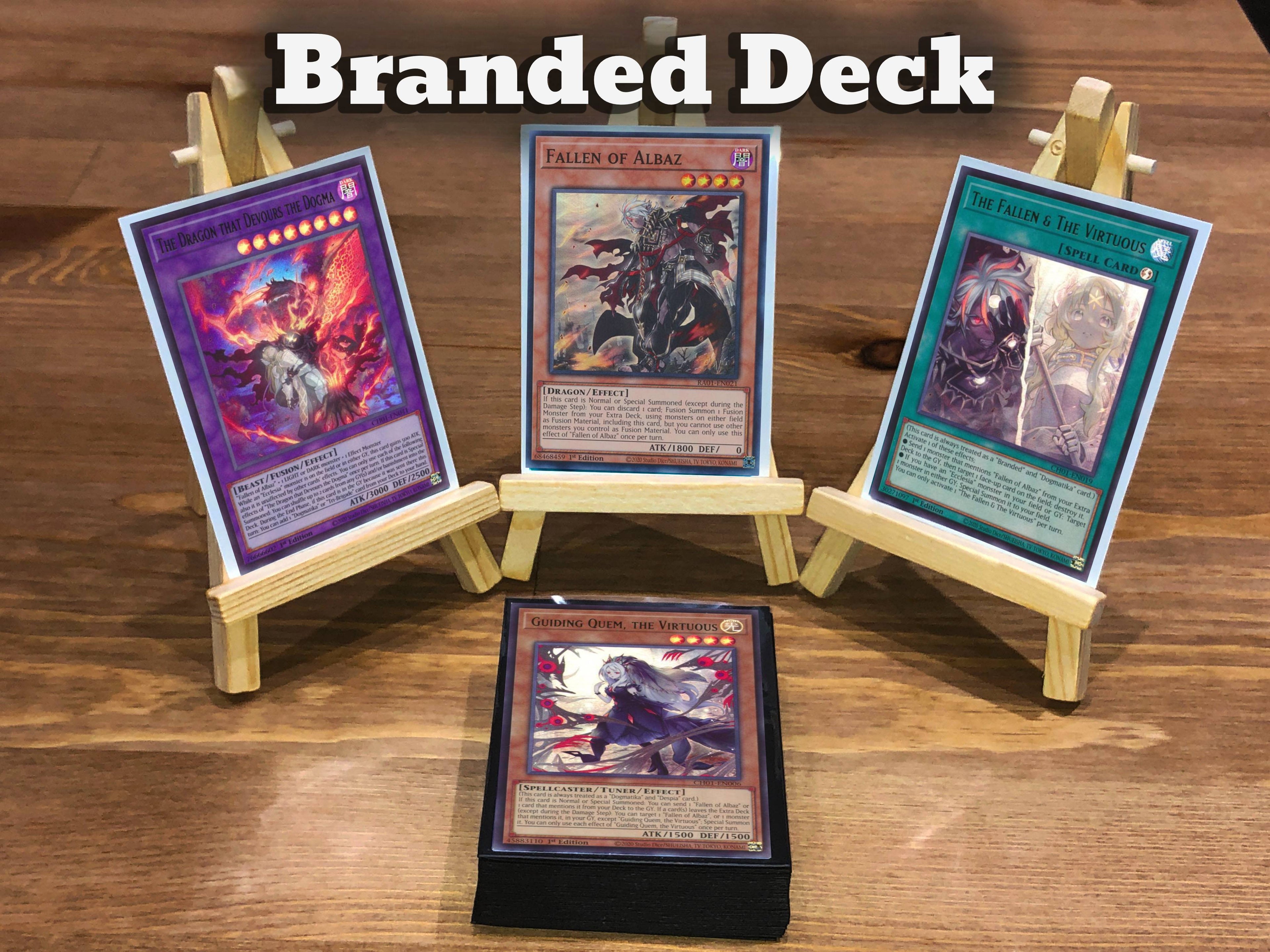 Yugioh Branded Deck - 40 Cards + Extra Deck + Sleeves