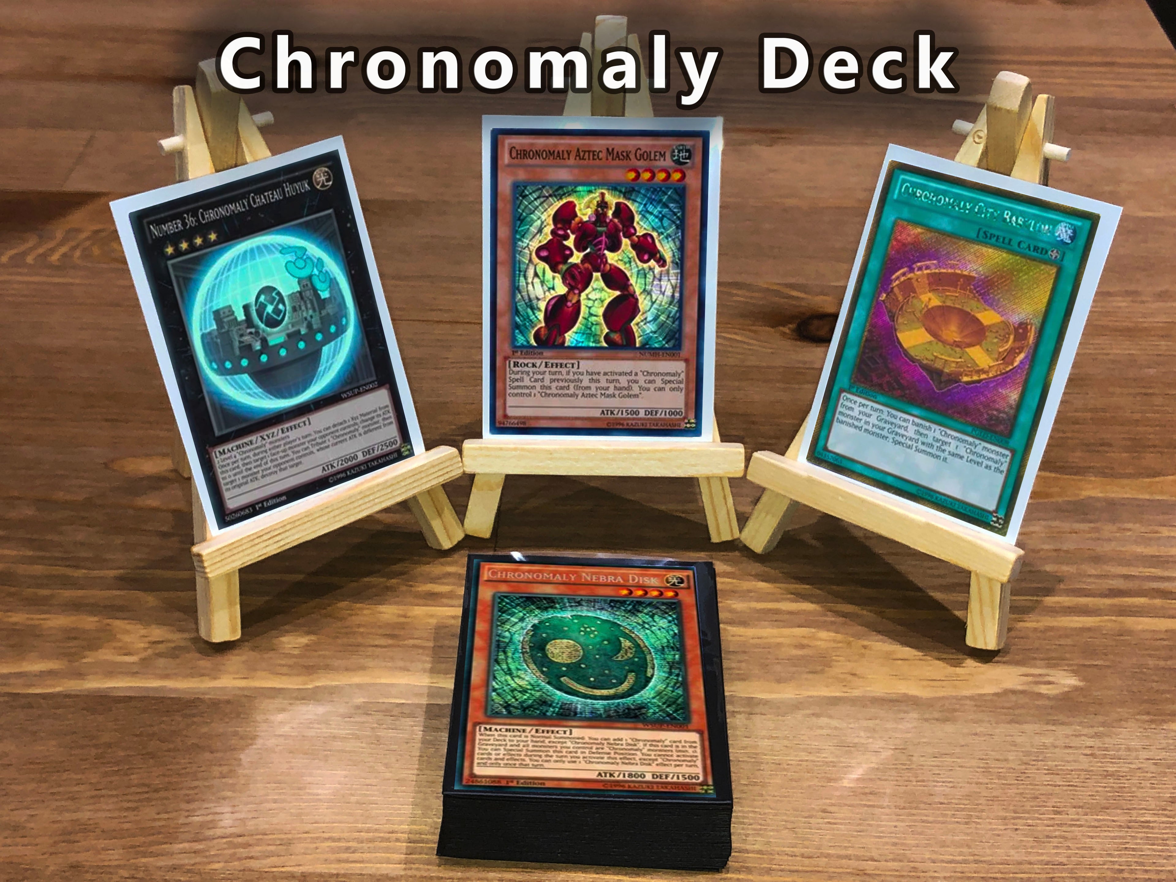 Yugioh Chronomaly Deck 40 Cards + Extra Deck + Bonus