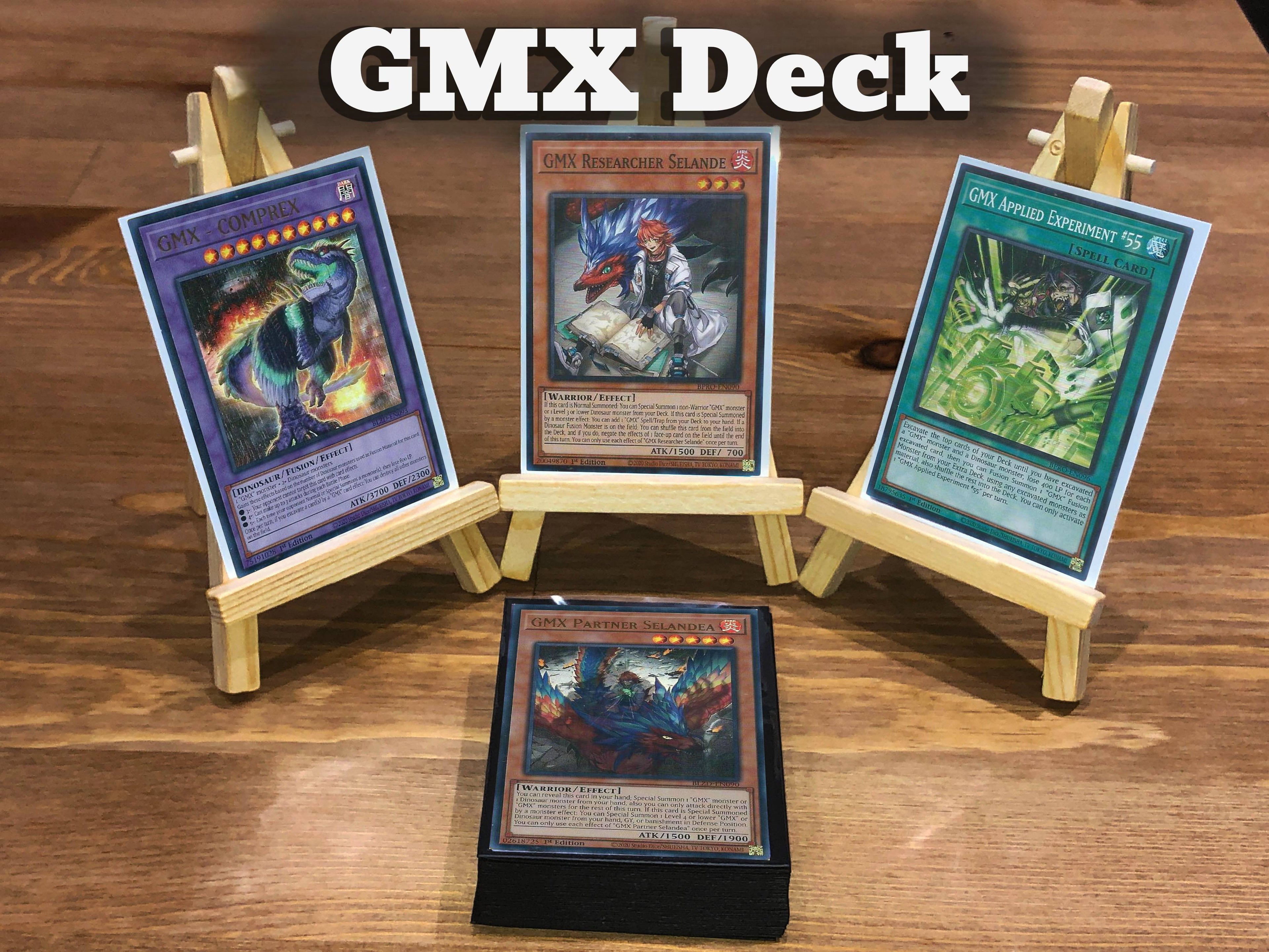Yugioh GMX Deck - 40 Cards + Extra Deck + Sleeves