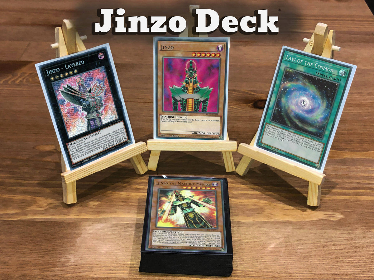 Yugioh Jinzo Deck - 40 Cards + Extra Deck + Sleeves