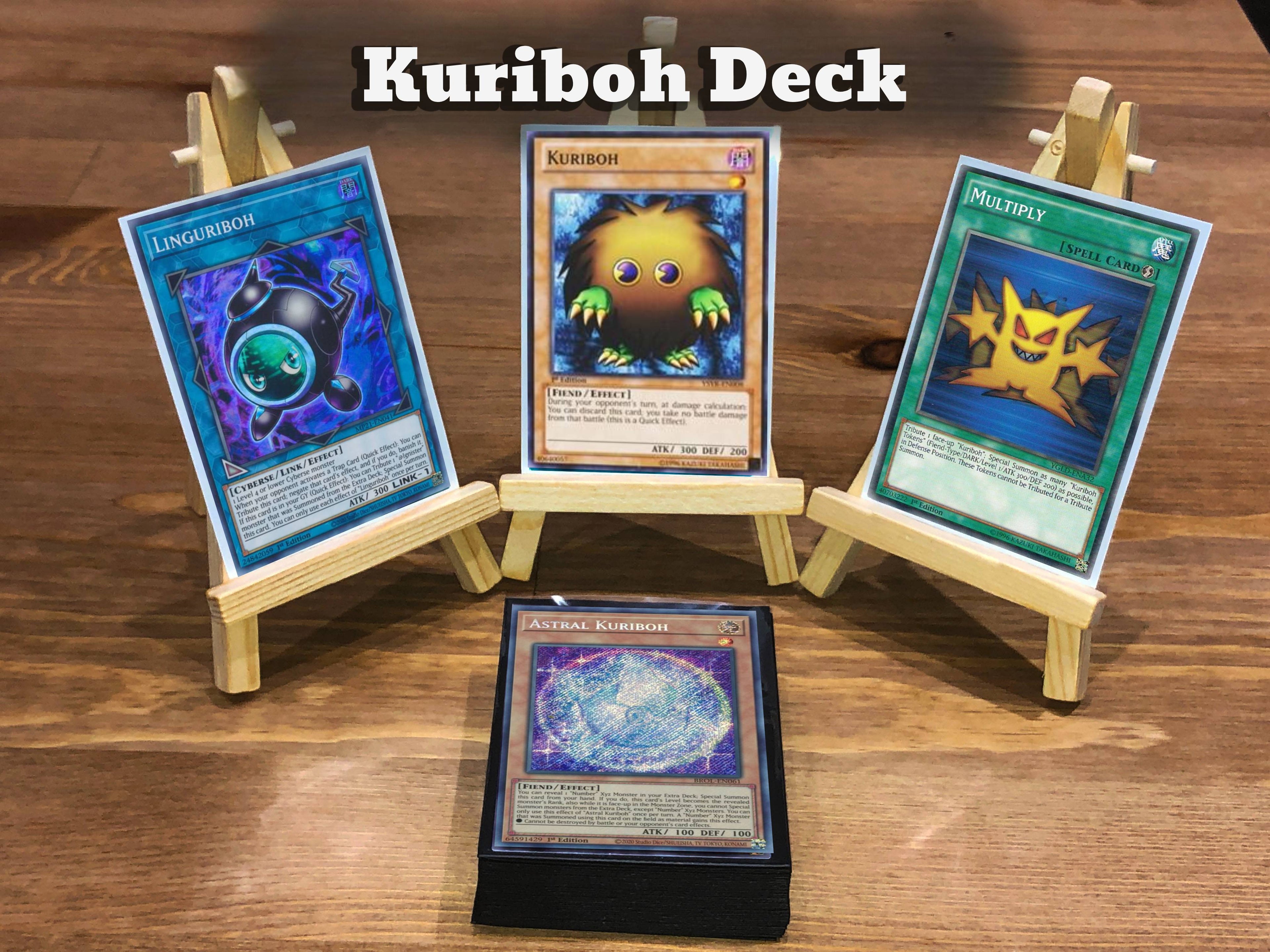 Yugioh Kuriboh Deck - 40 Cards + Extra Deck + Sleeves