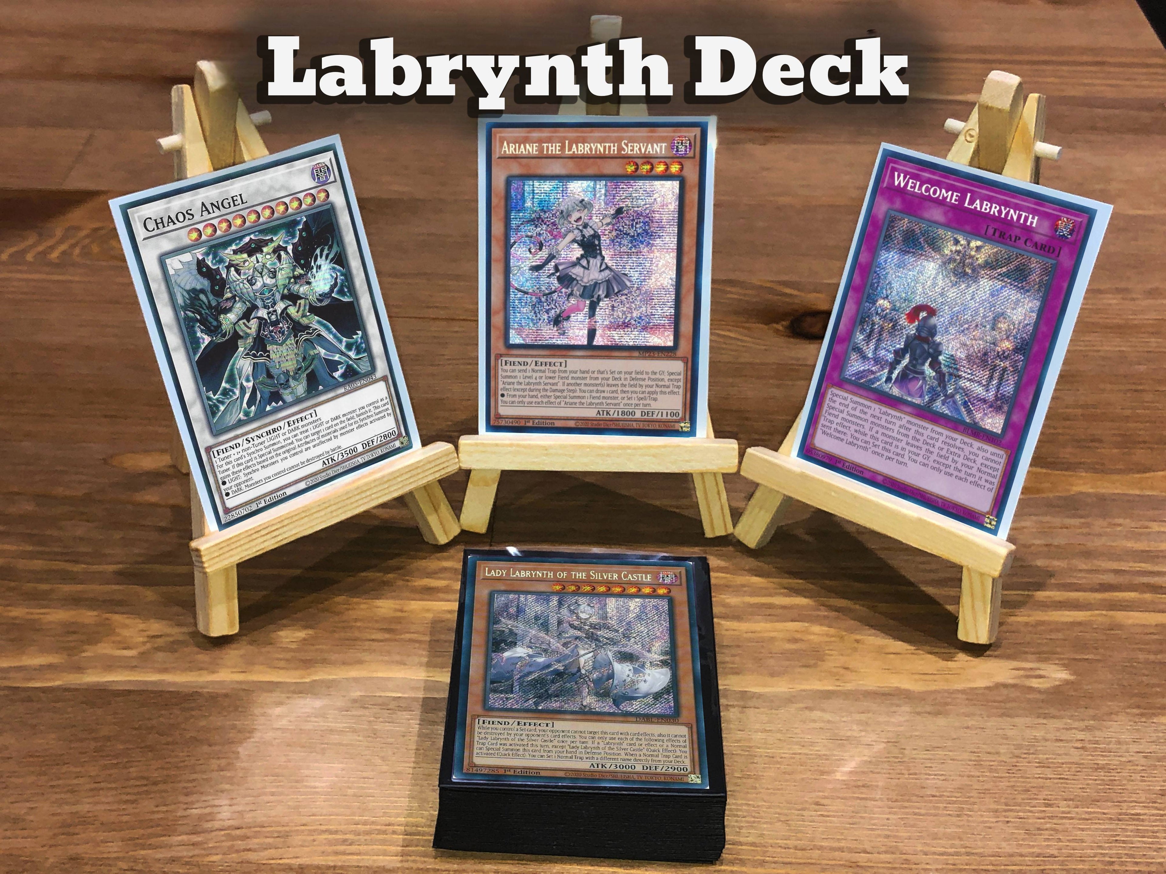 Yugioh Labrynth Deck - 40 Cards + Extra Deck + Sleeves