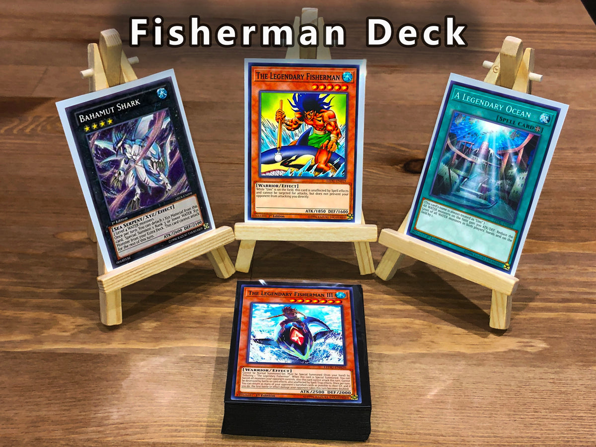 Yugioh Legendary Fisherman Deck + Extra Deck + Sleeves
