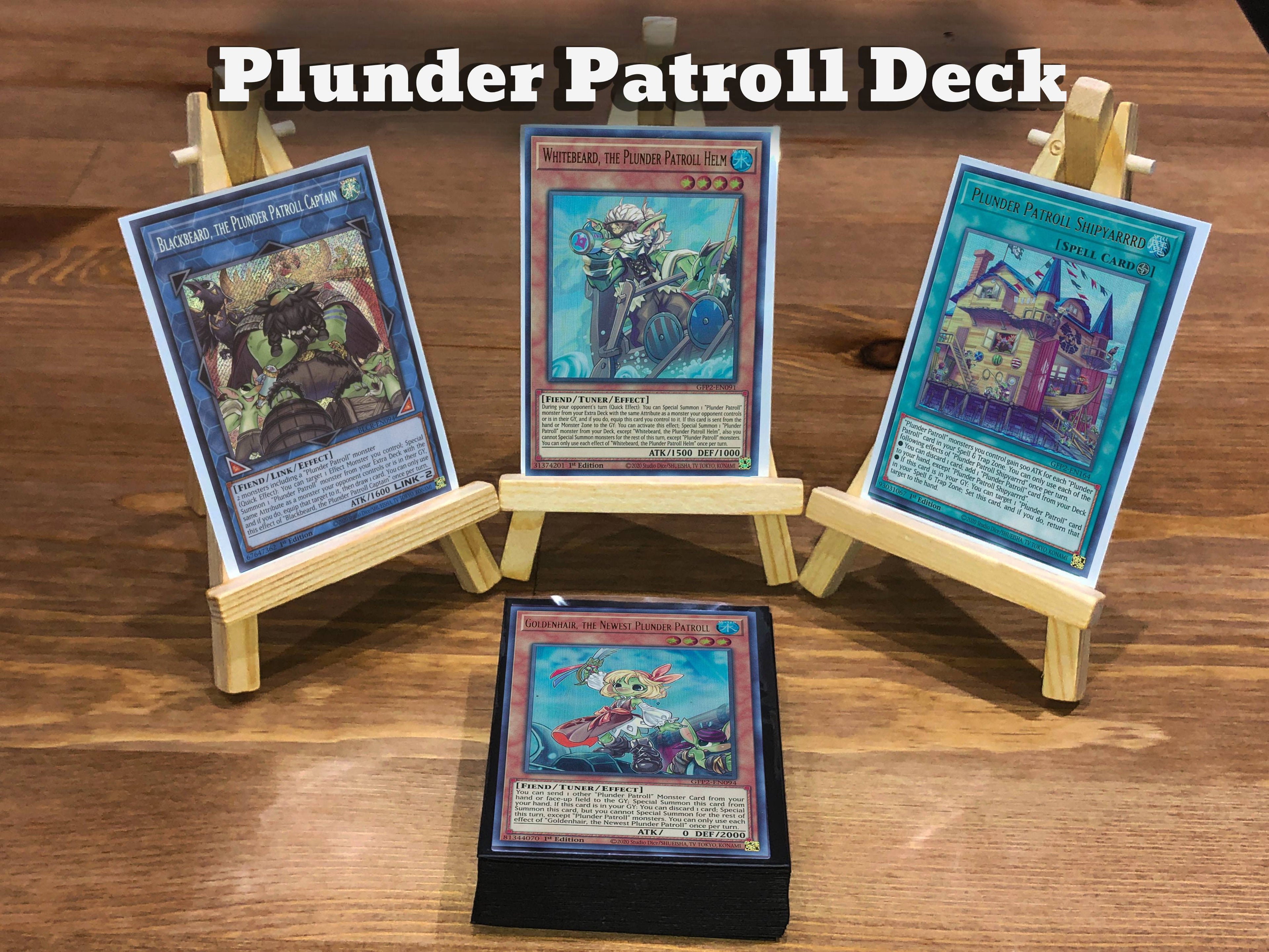 Yugioh Plunder Patroll Deck - 40 Cards + Extra Deck + Sleeves