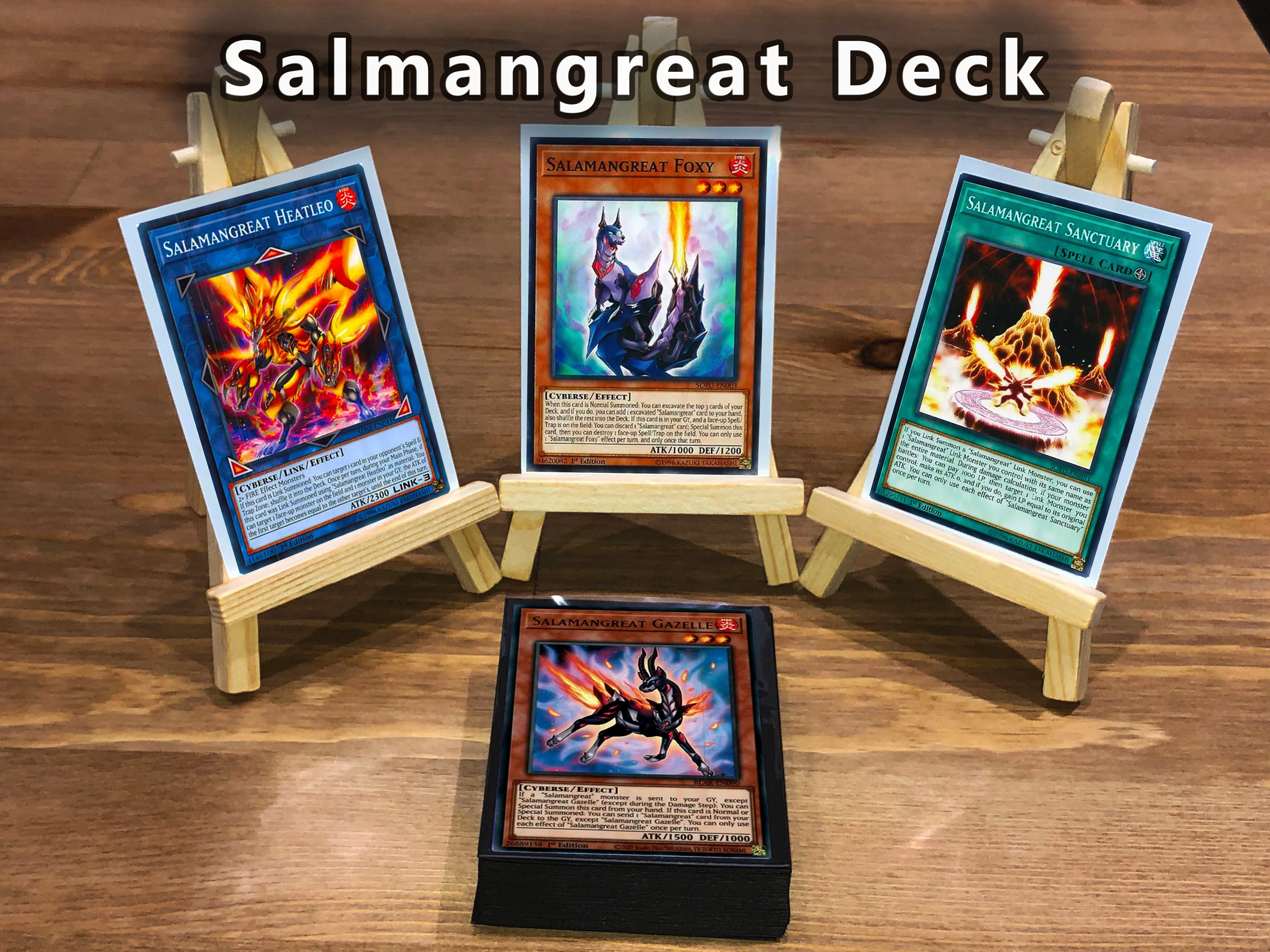 Yugioh Salamangreat Deck 40 + Extra Deck + Sleeves