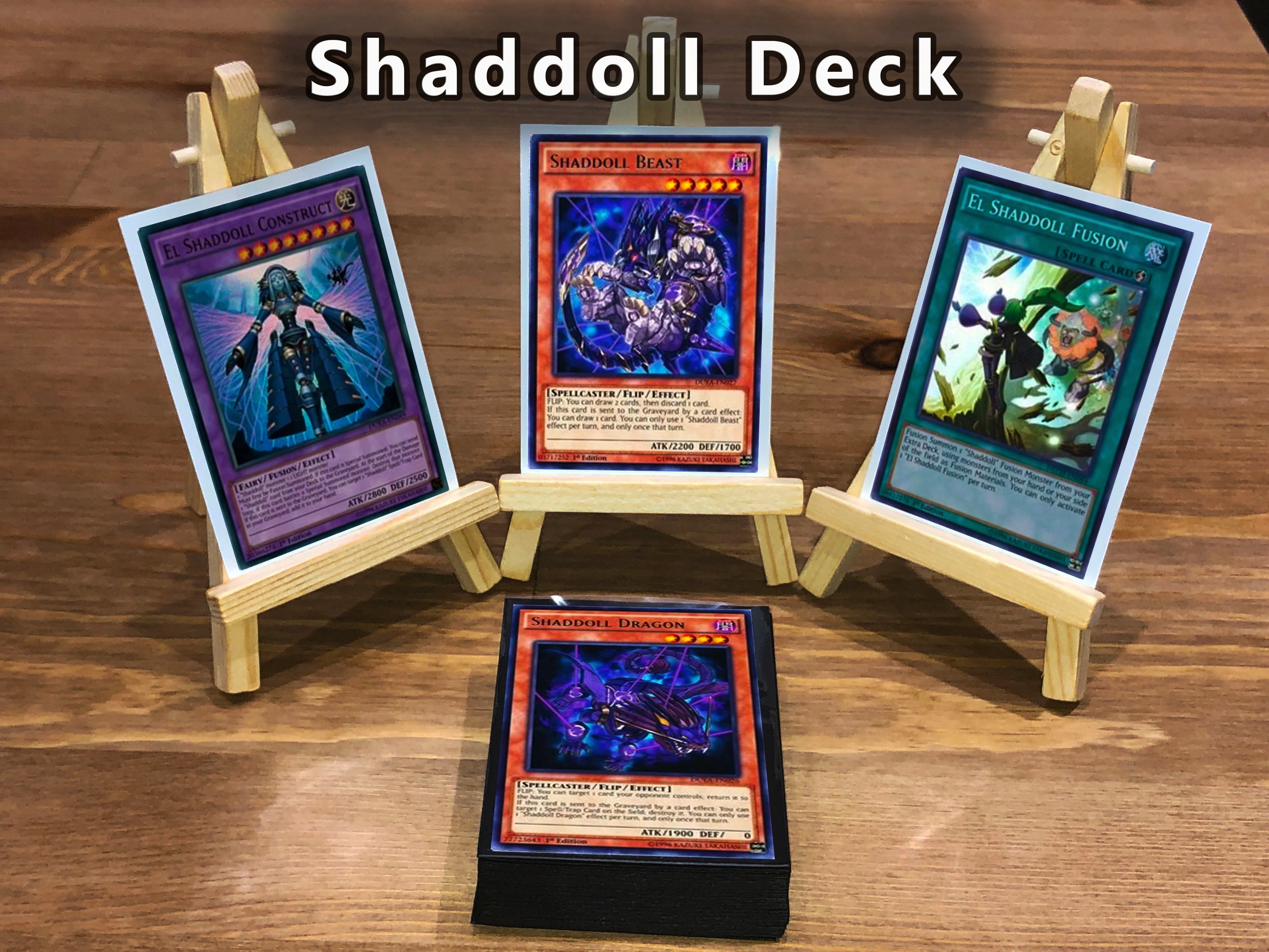 Yugioh Shaddoll Deck - 40 Cards + Extra Deck + Sleeves