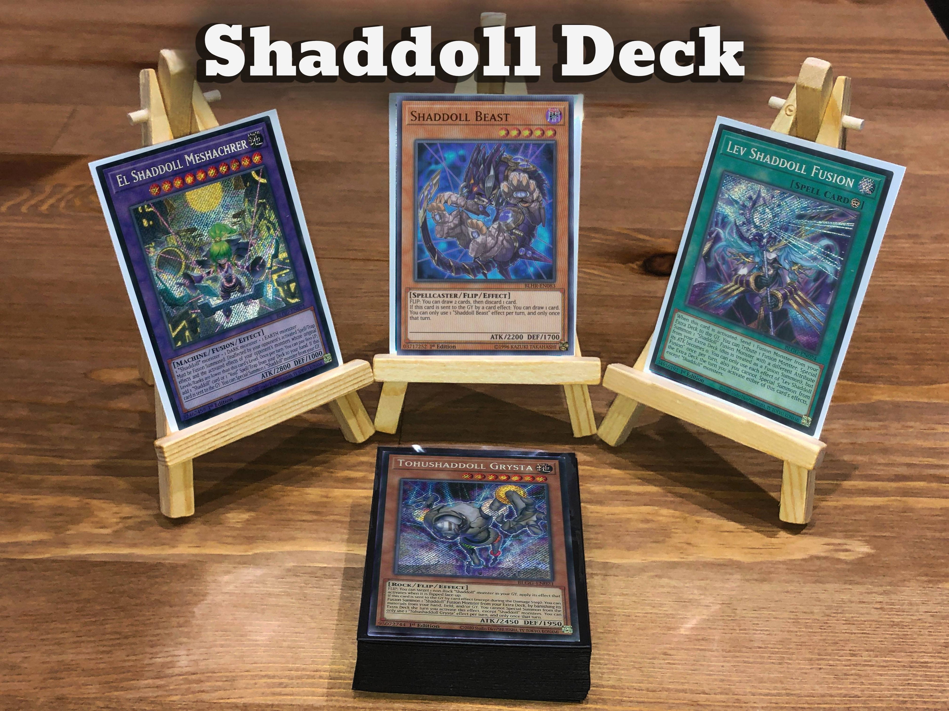 Yugioh Shaddoll Deck - 40 Cards + Extra Deck + Sleeves