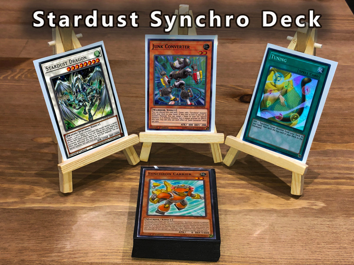 Yugioh Stardust Dragon Deck 40 Cards + Extra Deck + Sleeves