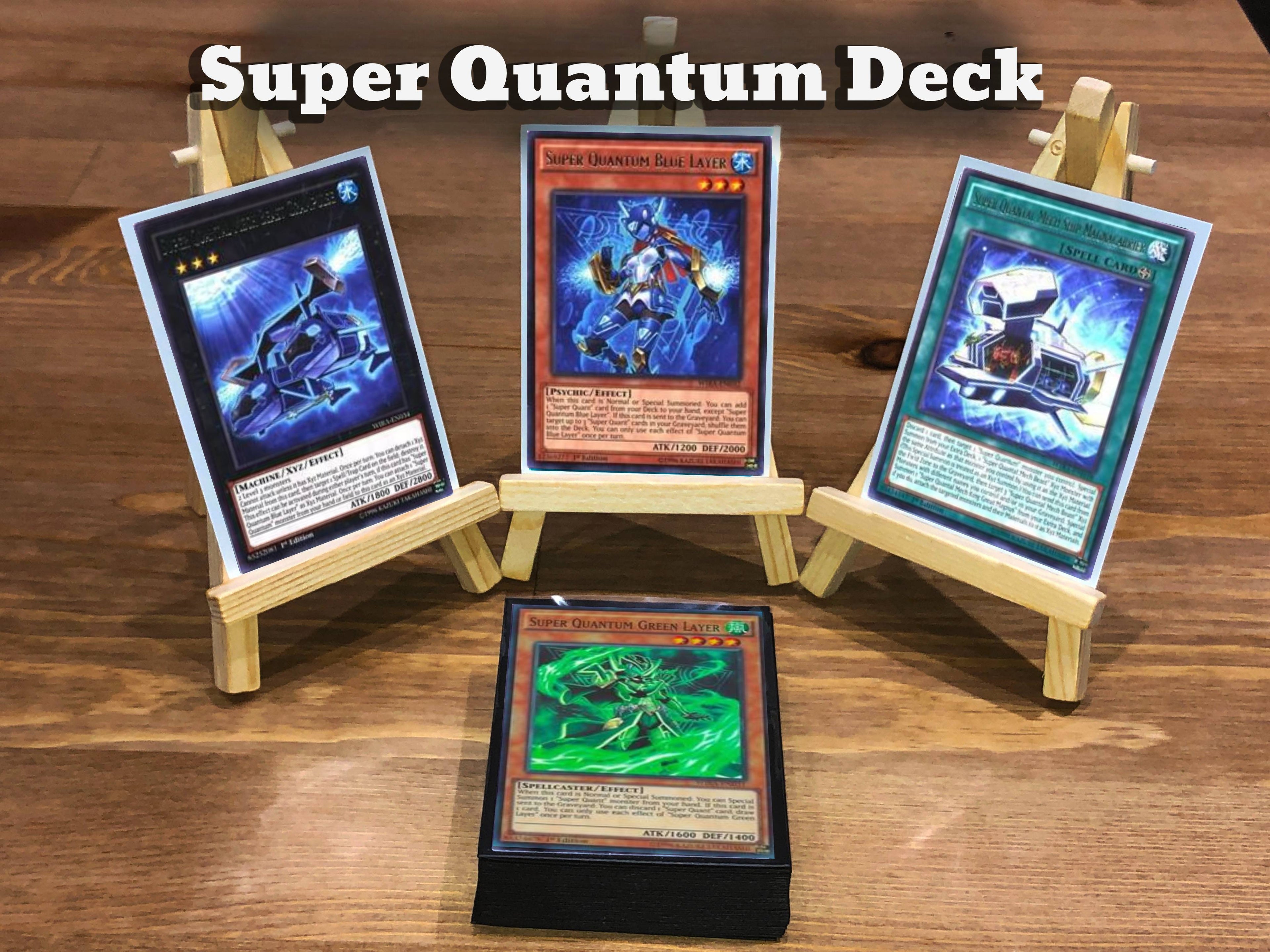 Yugioh Super Quantum Deck - 40 Cards + Extra Deck + Sleeves Budget Yugioh Decks Yugioh Super Quantum Deck - 40 Cards + Extra Deck + Sleeves Budget Yugioh Decks