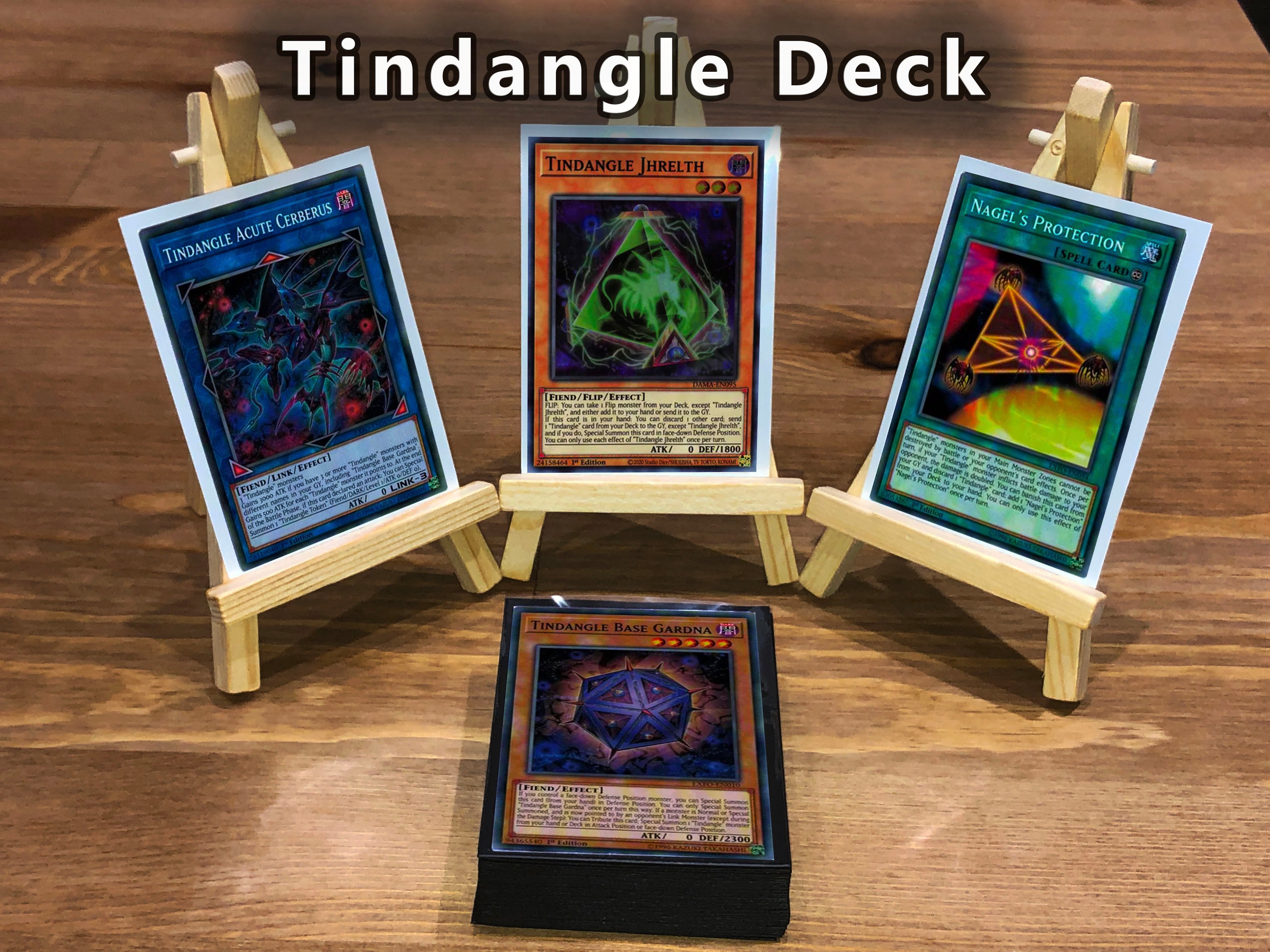 Yugioh Tindangle Deck 40 Cards + Extra Deck + Sleeves