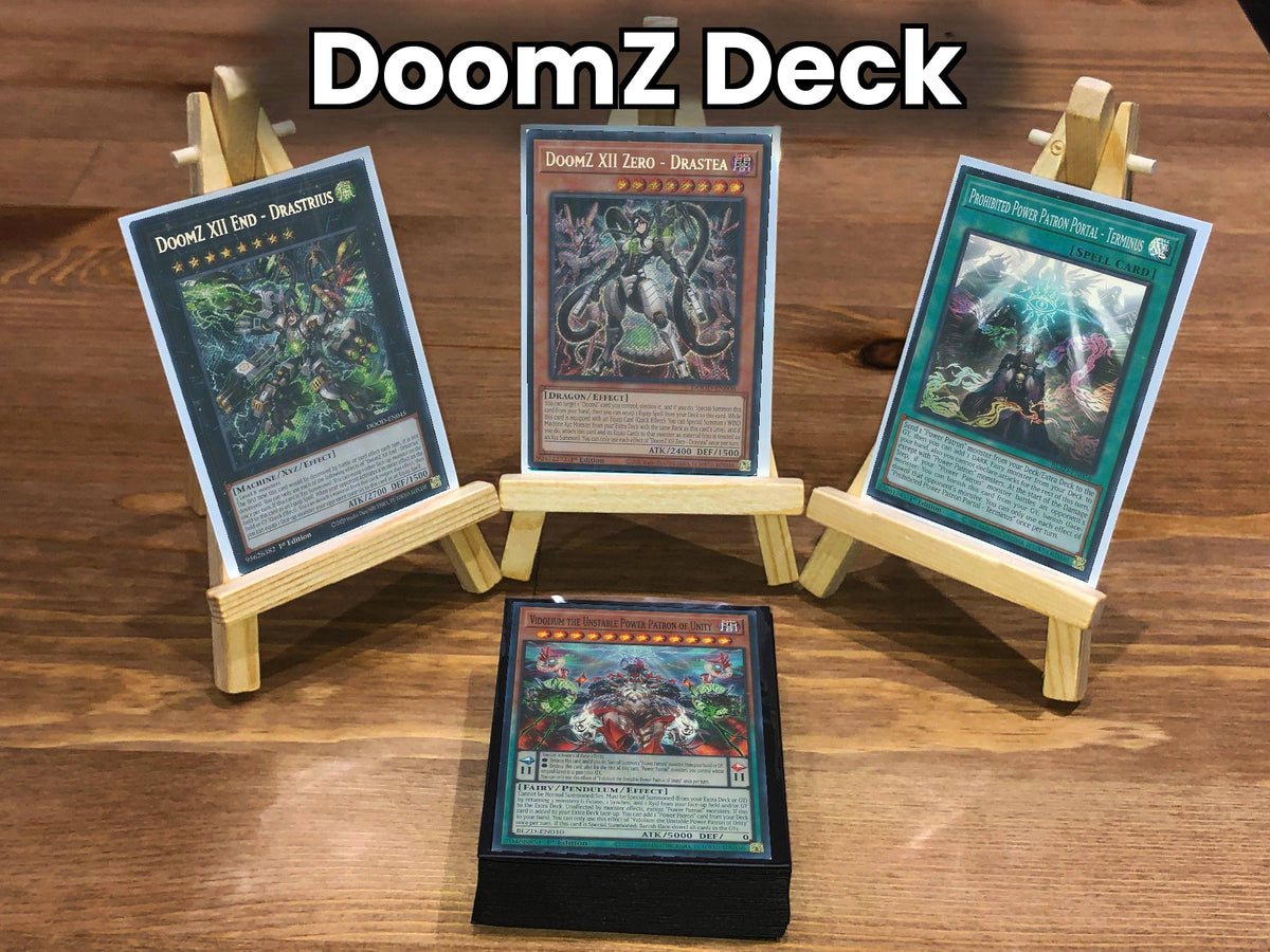 Yugioh DoomZ Deck - 40 Cards + Extra Deck + Sleeves