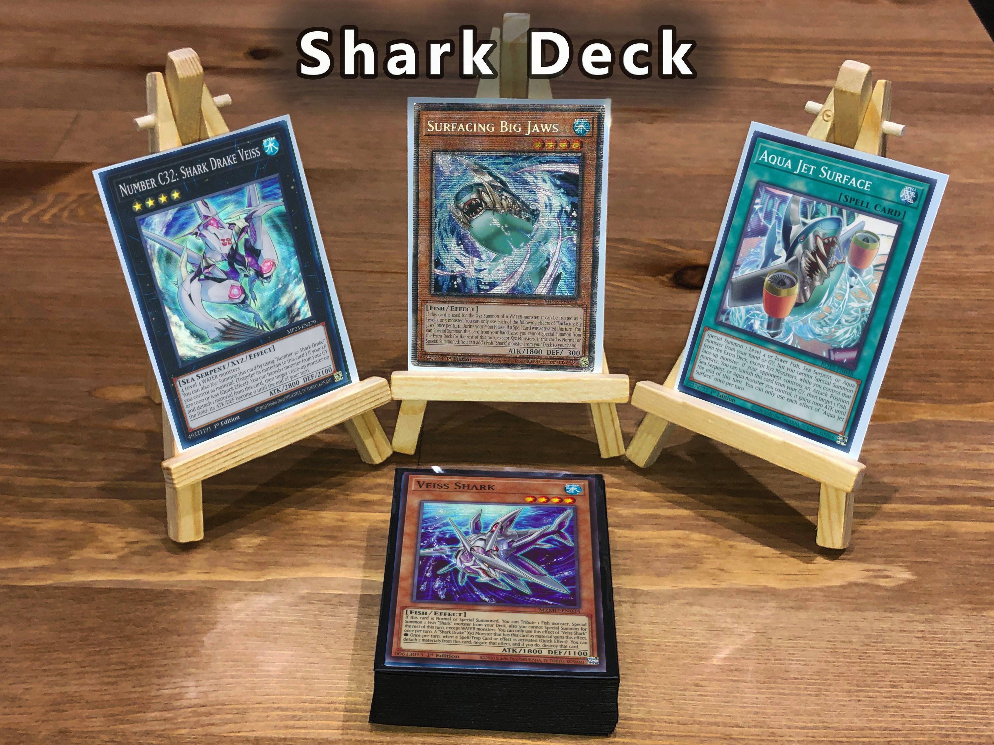 Yugioh Shark Deck 40 Cards + Extra Deck + Sleeves Budget Yugioh Decks Yugioh Shark Deck 40 Cards + Extra Deck + Sleeves Budget Yugioh Decks
